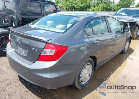 2012 Honda Civic Hf из США, поврежденный, VIN 2HGFB2F62CH553990